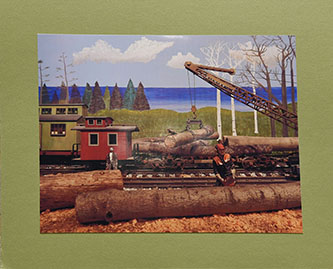Log Loading -Loon Rwy & Nav. Co. by Rick Ware, NCR - Model Color Photo Contest Category