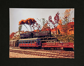 Cass Scenic RR Coaches Passing Coal Dock by Rick Ware, NCR - Model Color Photo Contest Category