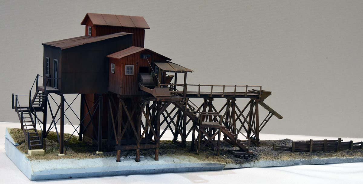 Coal Mine by John Munson, MWR - 1st Place - Kit Built Structures Category