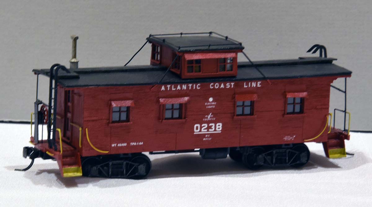 ACL M-3 Caboose #0238 by Bob Babcock, MWR - 3rd Place - Kit Built Caboose Category