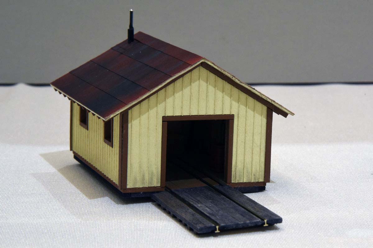 PRR Tool House by Larry Tschopp, MWR - 2nd Place - Kit Built Structures Category
