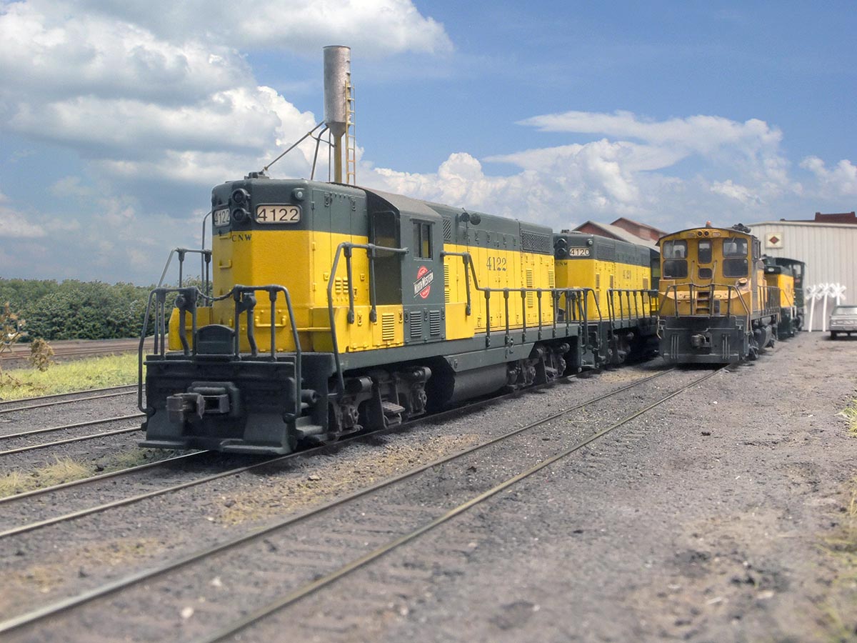 CNW 4122 in the BHL Engine Facility