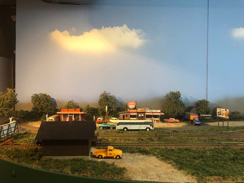 Station and small businesses in Niagara, WI