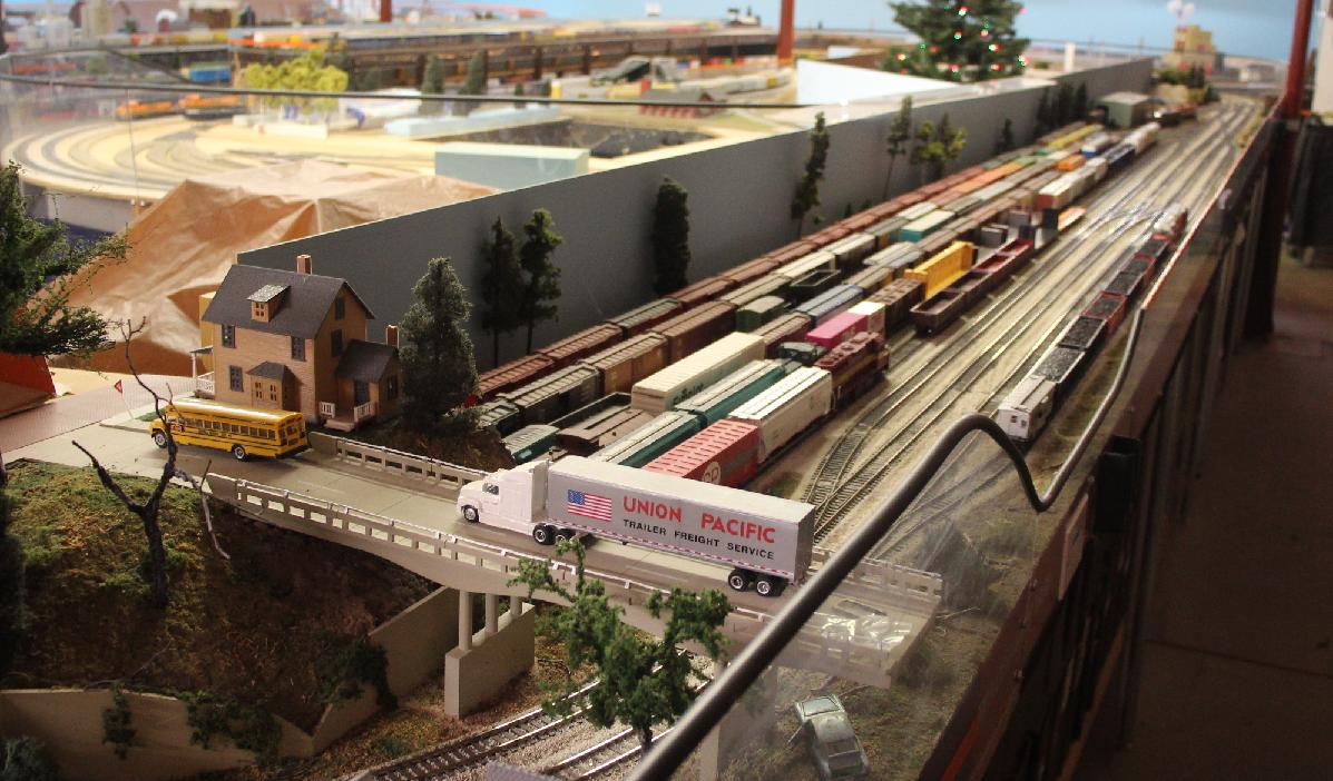 Looking toward one of the yards