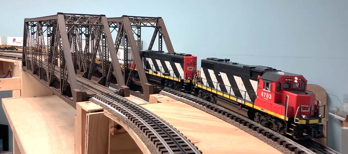 CN 238 on a bridge deck